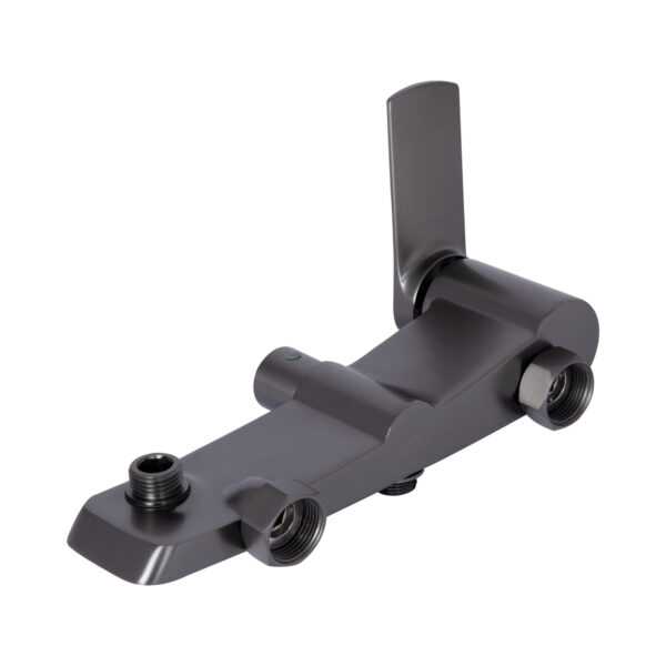 Душевая система для душа Qtap Slavonice на два потребителя QTSLA110GMB45913 Gunmetal Black PVD Душова система для душу Qtap Slavonice на два споживачі QTSLA110GMB45913 Gunmetal Black PVD