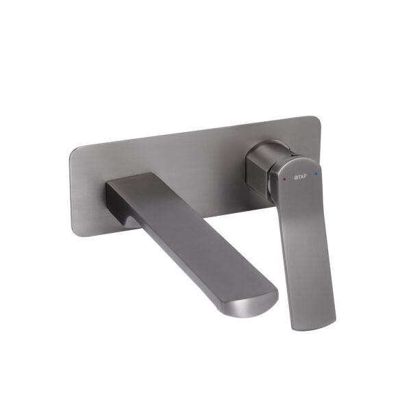 Змішувач для раковини Qtap Slavonice прихованого монтажу QTSLA273GMB45920 Gunmetal Black PVD Змішувач для раковини Qtap Slavonice прихованого монтажу QTSLA273GMB45920 Gunmetal Black PVD