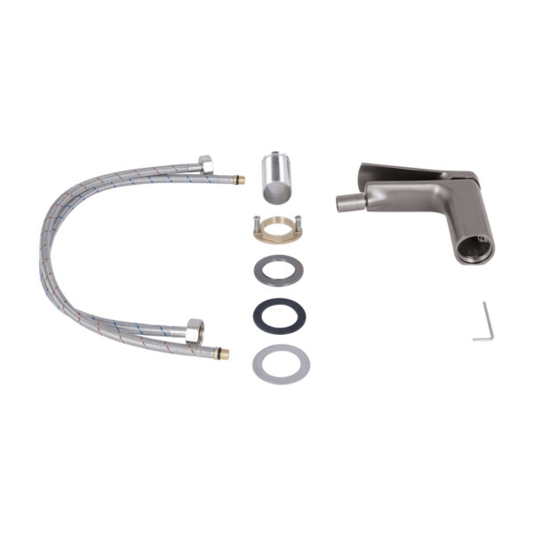 Змішувач для біде Qtap Slavonice QTSLA255GMB45923 Gunmetal Black PVD Змішувач для біде Qtap Slavonice QTSLA255GMB45923 Gunmetal Black PVD