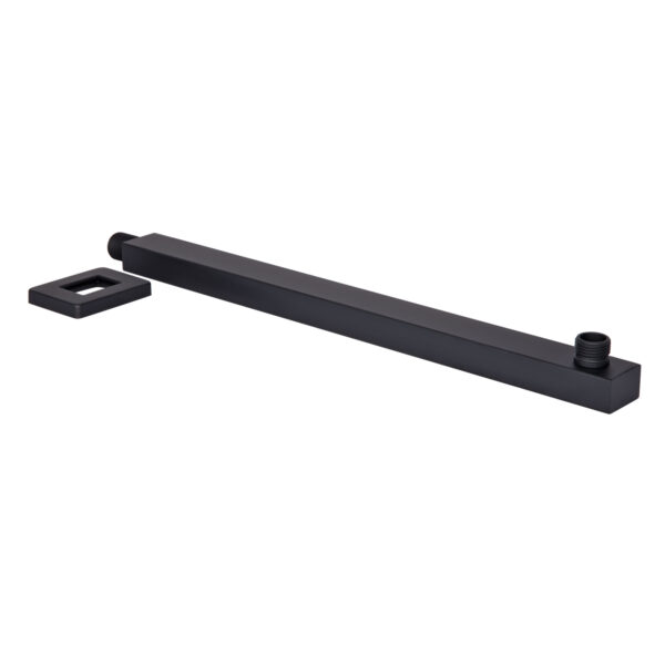 Кронштейн для верхнього душу Qtap Trubice 400 мм прямокутний QTTRU120BLM45929 Black Matt Кронштейн для верхнього душу Qtap Trubice 400 мм прямокутний QTTRU120BLM45929 Black Matt