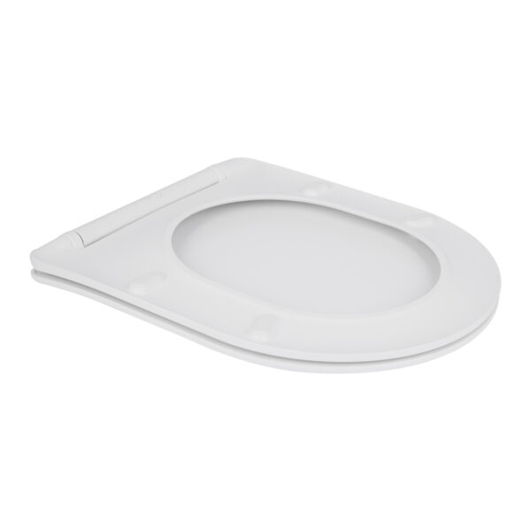 Сидіння для унітаза Qtap (Jay 490, Swan 490) з мікроліфтом Slim QT99SC6106W Сидіння для унітаза Qtap (Jay 490, Swan 490) з мікроліфтом Slim QT99SC6106W