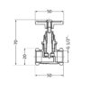 Вентиль латунний SD 15х1/2" ВР (YA) Вентиль латунний SD 15х1/2" ВР (YA)