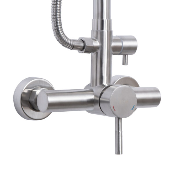 Душова система для душу Lidz Aria 1020 на два споживачі (k35) LDARI1020NKS46114 Nickel Душова система для душу Lidz Aria 1020 на два споживачі (k35) LDARI1020NKS46114 Nickel
