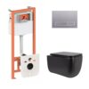 Готовое решение Qtap для ванной комнаты: подвесной унитаз Gemini Ultra Quiet 530х365х373+ комплект инсталляции Nest 4 в 1 (линейная Готове рішення Qtap для ванної кімнати: підвісний унітаз Gemini Ultra Quiet 530х365х373 + комплект інсталяції Nest 4 в 1 (лінійна
