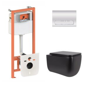 Готове рішення Qtap для ванної кімнати: підвісний унітаз Gemini Ultra Quiet 530х365х373 + комплект інсталяції Nest 4 в 1 (лінійна Готове рішення Qtap для ванної кімнати: підвісний унітаз Gemini Ultra Quiet 530х365х373 + комплект інсталяції Nest 4 в 1 (лінійна