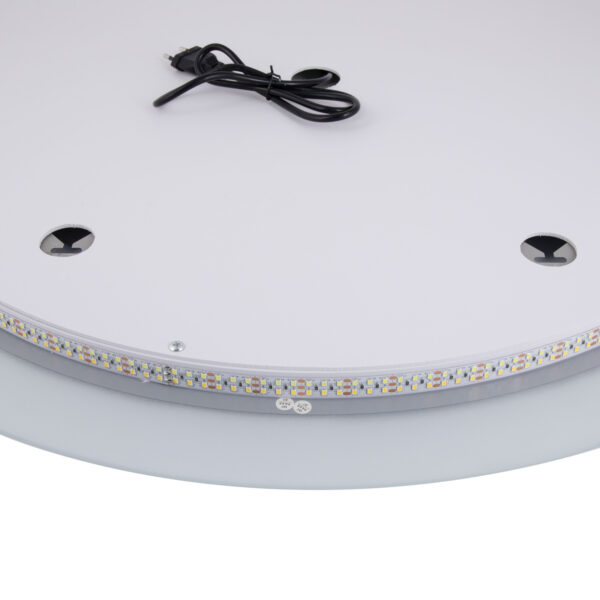 Зеркало Qtap Taurus R600 с LED-подсветкой Touch, с антизапотеванием, с диммером, рег. темп. цвета (3000-6500K) QT2478R607 Дзеркало Qtap Taurus R600 з LED-підсвічуванням Touch, з антизапотіванням, з димером, рег. темп. кольору (3000-6500K) QT2478R607