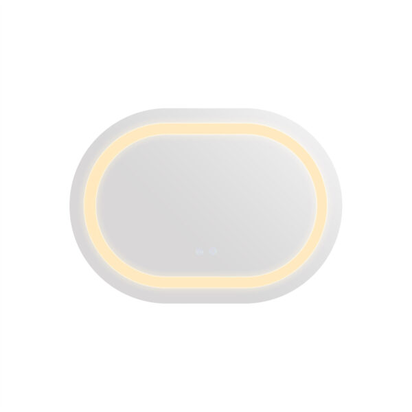 Зеркало Qtap Gemini 600х800 с LED-подсветкой Touch, с антизапотеванием, с диммером, рег. темп цвета (3000-6500K) Дзеркало Qtap Gemini 600х800 з LED-підсвічуванням Touch, з антизапотіванням, з димером, рег. темп. кольору (3000-6500K)