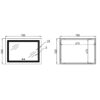 Зеркало Qtap Cardinal (CA1) 700х500 с LED-подсветкой Touch, с антизапотеванием, с диммером, рег. темп цвета (3000-6500K) Дзеркало Qtap Cardinal (CA1) 700х500 з LED-підсвічуванням Touch, з антизапотіванням, з димером, рег. темп. кольору (3000-6500K)