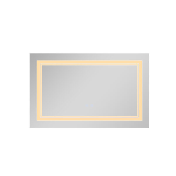 Зеркало Qtap Cardinal (CA1) 700х500 с LED-подсветкой Touch, с антизапотеванием, с диммером, рег. темп цвета (3000-6500K) Дзеркало Qtap Cardinal (CA1) 700х500 з LED-підсвічуванням Touch, з антизапотіванням, з димером, рег. темп. кольору (3000-6500K)