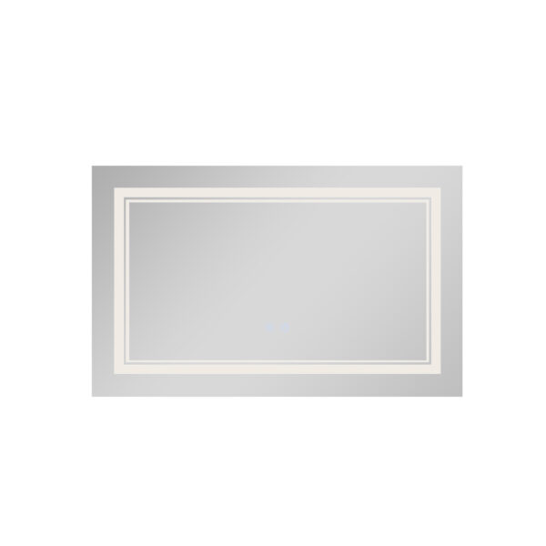 Зеркало Qtap Cardinal (CA1) 700х500 с LED-подсветкой Touch, с антизапотеванием, с диммером, рег. темп цвета (3000-6500K) Дзеркало Qtap Cardinal (CA1) 700х500 з LED-підсвічуванням Touch, з антизапотіванням, з димером, рег. темп. кольору (3000-6500K)