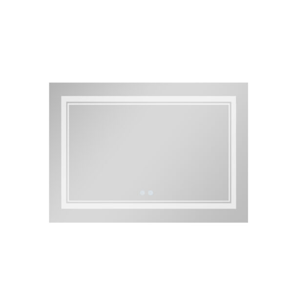 Зеркало Qtap Cardinal 1200х800 с LED-подсветкой Touch, с антизапотеванием, с диммером, рег. темп цвета (3000-6500K) Дзеркало Qtap Cardinal 1200х800 з LED-підсвічуванням Touch, з антизапотіванням, з димером, рег. темп. кольору (3000-6500K)