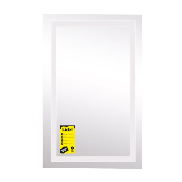 Зеркало Lidz Kubis 500х800 с LED-подсветкой Touch, с антизапотеванием, с диммером, рег. яркости LD78LF9365080 Дзеркало Lidz Kubis 500х800 з LED-підсвічуванням Touch, з антизапотіванням, з димером, рег. яскравості LD78LF9365080