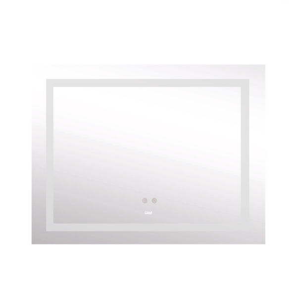 Зеркало Lidz Kubis 1000х800 с LED-подсветкой Touch, с антизапотеванием, с диммером, рег. яркости LD78LF61410080 Дзеркало Lidz Kubis 1000х800 з LED-підсвічуванням Touch, з антизапотіванням, з димером, рег. яскравості LD78LF61410080