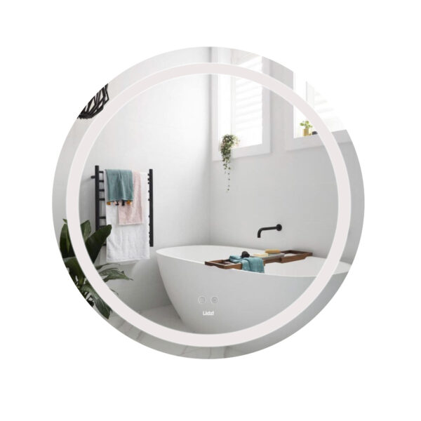 Дзеркало Lidz Aria R800 з LED-підсвічуванням Touch, з антизапотіванням, з димером, рег. яскравості LD78LR800 Дзеркало Lidz Aria R800 з LED-підсвічуванням Touch, з антизапотіванням, з димером, рег. яскравості LD78LR800
