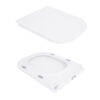 Унітаз-компакт Qtap Presto Quadro безободковий з сидінням Soft-close QT24221215AW Унітаз-компакт Qtap Presto Quadro безободковий з сидінням Soft-close QT24221215AW