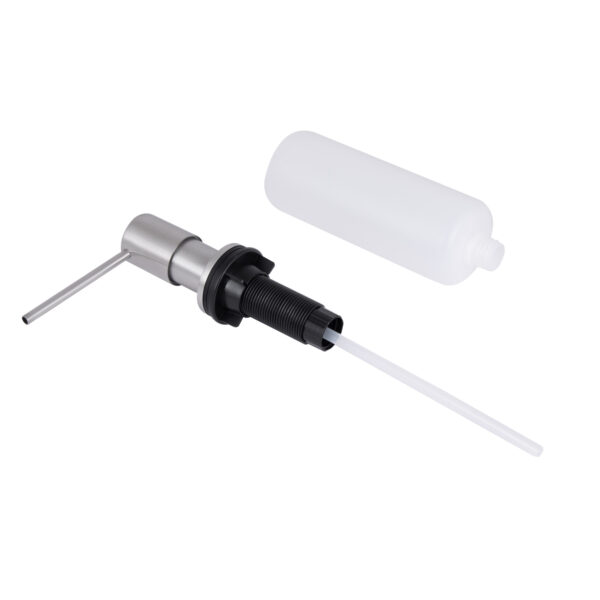 Дозатор для моющего средства Lidz LK118 круглый Brushed Steel (LDLK118BRU46400) Дозатор для миючого засобу Lidz LK118 круглий Brushed Steel (LDLK118BRU46400)