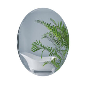 Зеркало Lidz Latwa 140.07.11 (1) 650х800 настенное овальное с декором LD78LA6580 Дзеркало Lidz Latwa 140.07.11 (1) 650х800 настінне овальне з декором LD78LA6580