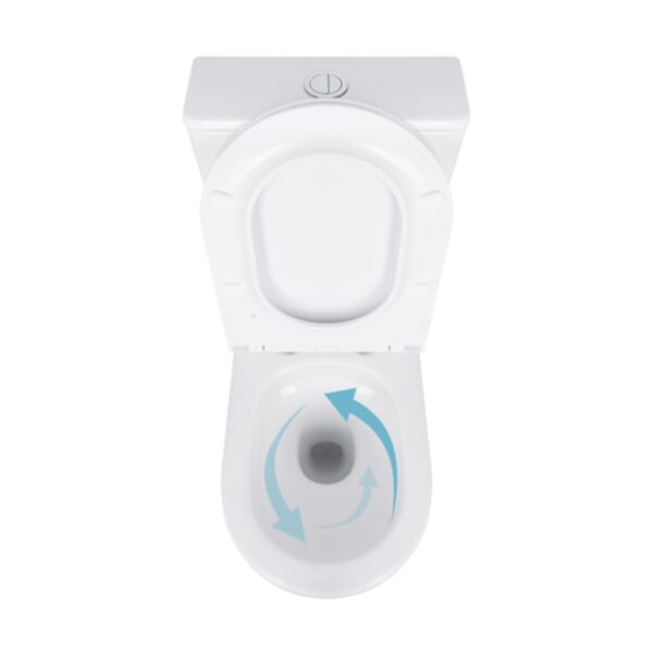 Унітаз підлоговий Qtap Robin New Ultra Quiet безобідковий з сидінням Soft-close WHITE QT13226083AW Унітаз підлоговий Qtap Robin New Ultra Quiet безобідковий з сидінням Soft-close WHITE QT13226083AW