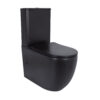 Унітаз підлоговий Qtap Robin Ultra Quiet безобідковий з сидінням Soft-close MATT BLACK QT13226083AMB Унітаз підлоговий Qtap Robin Ultra Quiet безобідковий з сидінням Soft-close MATT BLACK QT13226083AMB