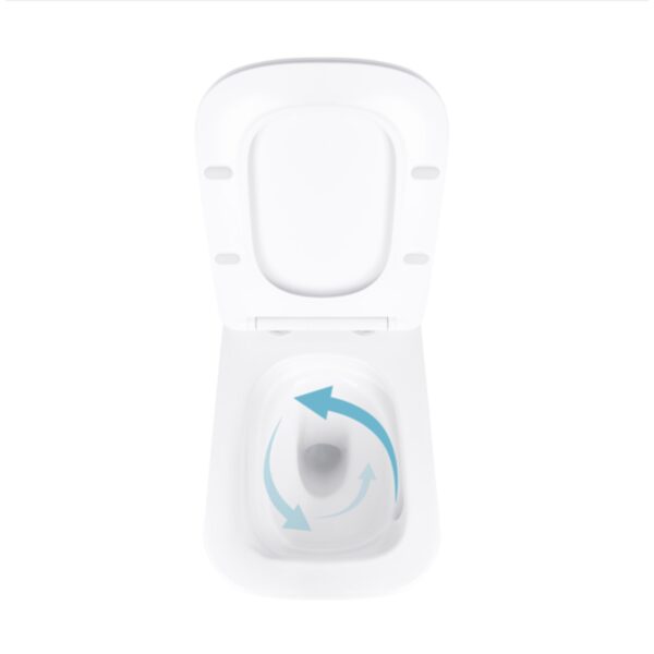 Унітаз підвісний Qtap Tern Ultra Quiet безобідковий з сидінням Soft-close WHITE QT17332303AW Унітаз підвісний Qtap Tern Ultra Quiet безобідковий з сидінням Soft-close WHITE QT17332303AW