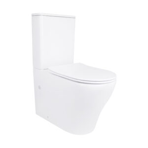 Унітаз підлоговий Qtap Virgo Ultra Quiet безобідковий з сидінням Soft-close WHITE QT18226092AW Унітаз підлоговий Qtap Virgo Ultra Quiet безобідковий з сидінням Soft-close WHITE QT18226092AW