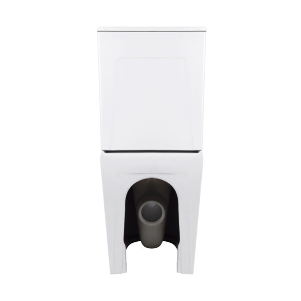 Унитаз напольный Qtap Virgo Ultra Quiet безободковый с сиденьем Soft-close WHITE QT18226092AW Унітаз підлоговий Qtap Virgo Ultra Quiet безобідковий з сидінням Soft-close WHITE QT18226092AW
