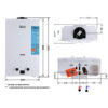 Колонка газова димохідна Thermo Alliance JSD20-10CLM 10 л White Колонка газова димохідна Thermo Alliance JSD20-10CLM 10 л White