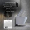 Унітаз підвісний Qtap Robin Ultra Quiet безобідковий з сідінням Soft-close 520x365x365 мм WHITE Унітаз підвісний Qtap Robin Ultra Quiet безобідковий з сідінням Soft-close 520x365x365 мм WHITE