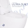 Унітаз підвісний Qtap Robin Ultra Quiet безобідковий з сідінням Soft-close 520x365x365 мм WHITE Унітаз підвісний Qtap Robin Ultra Quiet безобідковий з сідінням Soft-close 520x365x365 мм WHITE
