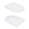 Унітаз підвісний Qtap Robin Ultra Quiet безобідковий з сідінням Soft-close 520x365x365 мм WHITE Унітаз підвісний Qtap Robin Ultra Quiet безобідковий з сідінням Soft-close 520x365x365 мм WHITE