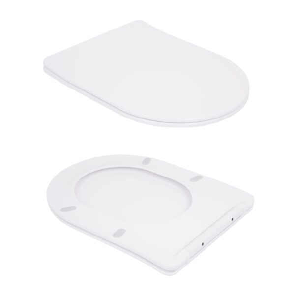Унітаз підвісний Qtap Robin Ultra Quiet безобідковий з сідінням Soft-close 520x365x365 мм WHITE Унітаз підвісний Qtap Robin Ultra Quiet безобідковий з сідінням Soft-close 520x365x365 мм WHITE