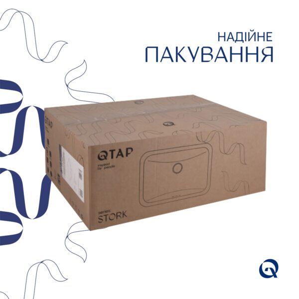 Раковина Qtap Stork 535x365x190 White QT1511H0422DW Раковина Qtap Stork 535x365x190 White QT1511H0422DW