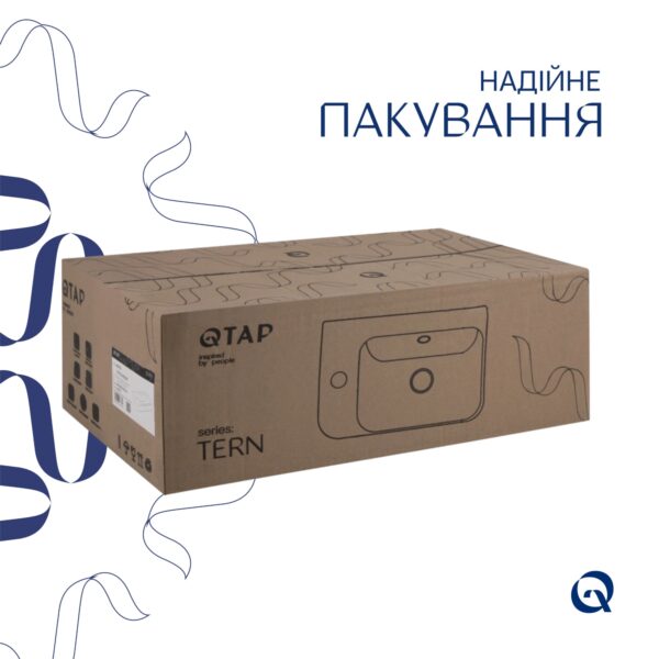 Раковина Qtap Tern 450х250х158 White QT1711H02LW Раковина Qtap Tern 450х250х158 White QT1711H02LW
