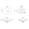Раковина-чаша Qtap Dove 635x420x150 White QT06118168W Раковина-чаша Qtap Dove 635x420x150 White QT06118168W