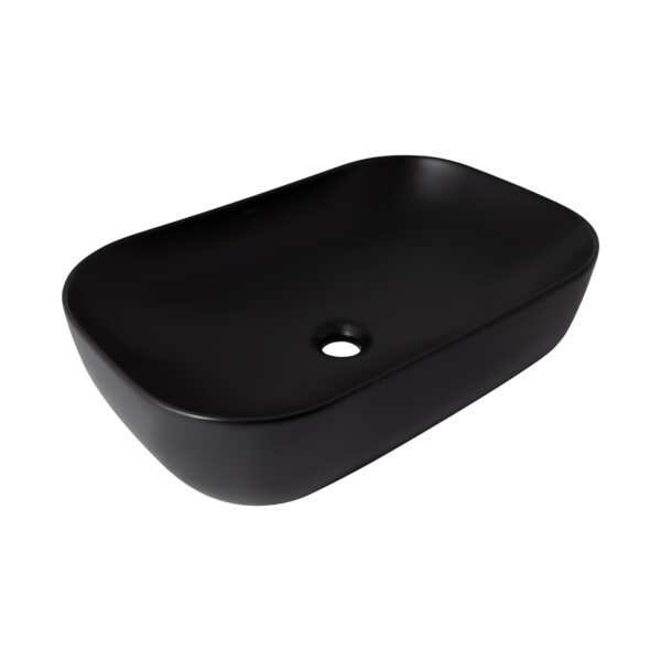 Раковина-чаша Qtap Robin 600x390x150 Matt black QT132143PMBMBN