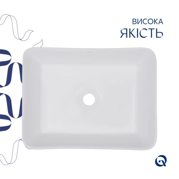 Раковина-чаша Qtap Tern 480х370х135 White QT17116069W Раковина-чаша Qtap Tern 480х370х135 White QT17116069W