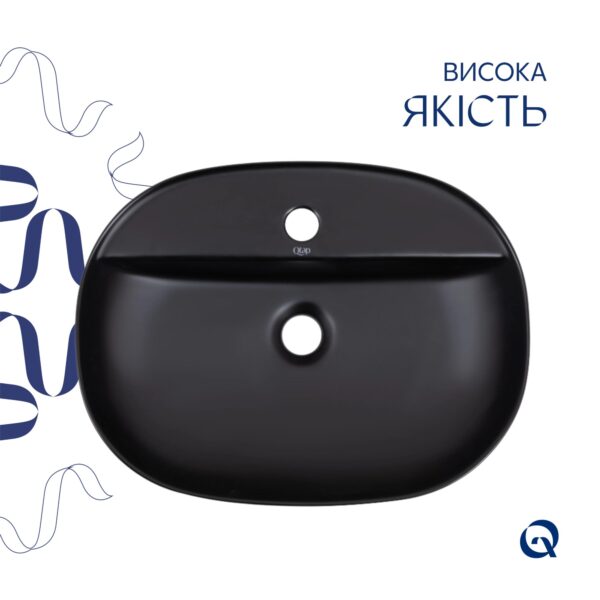 Раковина-чаша Qtap Scorpio 500x380x120 Matt black QT146533MB Раковина-чаша Qtap Scorpio 500x380x120 Matt black QT146533MB