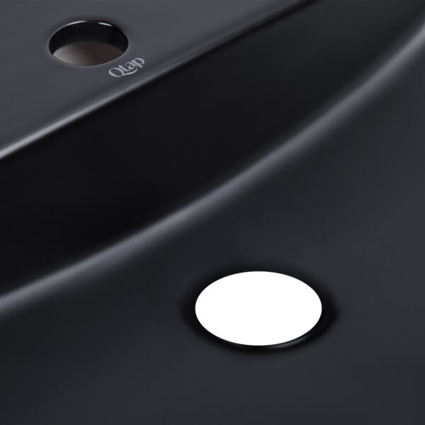 Раковина-чаша Qtap Scorpio 600х400х120 Matt black QT142203MBMBN