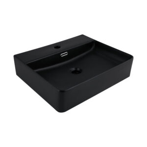 Раковина Qtap Nando LT 500х420х130 Matt black QT12116146AMB Раковина Qtap Nando LT 500х420х130 Matt black QT12116146AMB