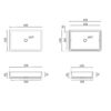 Раковина-чаша Qtap Tern 600x400x110 White QT171180841W Раковина-чаша Qtap Tern 600x400x110 White QT171180841W