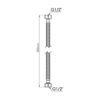 Шланг для води Thermo Alliance Standart 30 см NYLON 1/2"x1/2" ВВ TAS387W30 Шланг для води Thermo Alliance Standart 30 см NYLON 1/2"x1/2" ВВ TAS387W30