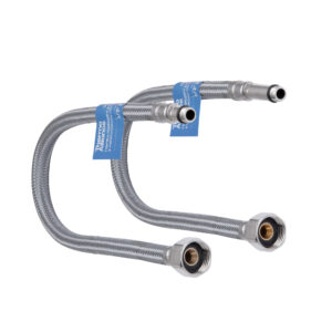 Шланг для підключення змішувача Thermo Alliance Standart (пара) 80 см NYLON M10x1/2"В TAS386W80 Шланг для підключення змішувача Thermo Alliance Standart (пара) 80 см NYLON M10x1/2"В TAS386W80