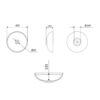 Раковина-чаша Qtap Owl 400х400х155 White QT1911K53WN Раковина-чаша Qtap Owl 400х400х155 White QT1911K53WN