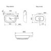 Раковина Qtap Cardinal 565х400х130 White QT0411K177WN