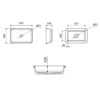 Раковина Qtap Scorpio 615х390х150 White QT1411K491WN Раковина Qtap Scorpio 615х390х150 White QT1411K491WN