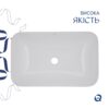 Раковина Qtap Scorpio 615х390х150 White QT1411K491WN Раковина Qtap Scorpio 615х390х150 White QT1411K491WN
