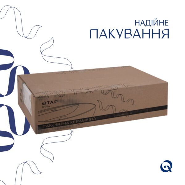 Раковина Qtap Scorpio 615х390х150 White QT1411K491WN Раковина Qtap Scorpio 615х390х150 White QT1411K491WN