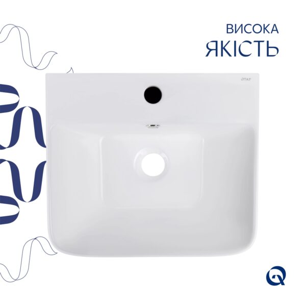 Раковина для підлоги моноблок Qtap Tern 440х380х830mm White QT1711G302WN