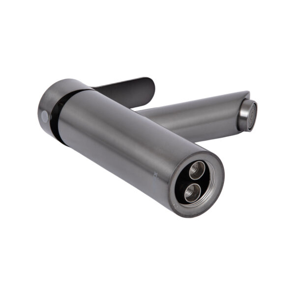 Змішувач для раковини Brinex Pure 001F низький Gunmetal Black BRIPUR001FGRP Змішувач для раковини Brinex Pure 001F низький Gunmetal Black BRIPUR001FGRP