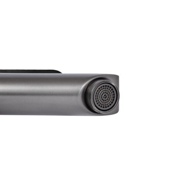 Змішувач для раковини Brinex Pure 001F низький Gunmetal Black BRIPUR001FGRP Змішувач для раковини Brinex Pure 001F низький Gunmetal Black BRIPUR001FGRP